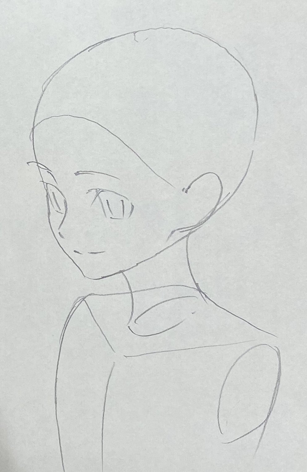 アニメ私塾 朝素体です このレベルで著作権の有無はありません ありふれた表現というやつですね ここから少年 少女どっちにもなります 目鼻口の形も変えられます この上から自分の好きなキャラを描いてみましょう T Co 4tjdusyuzq