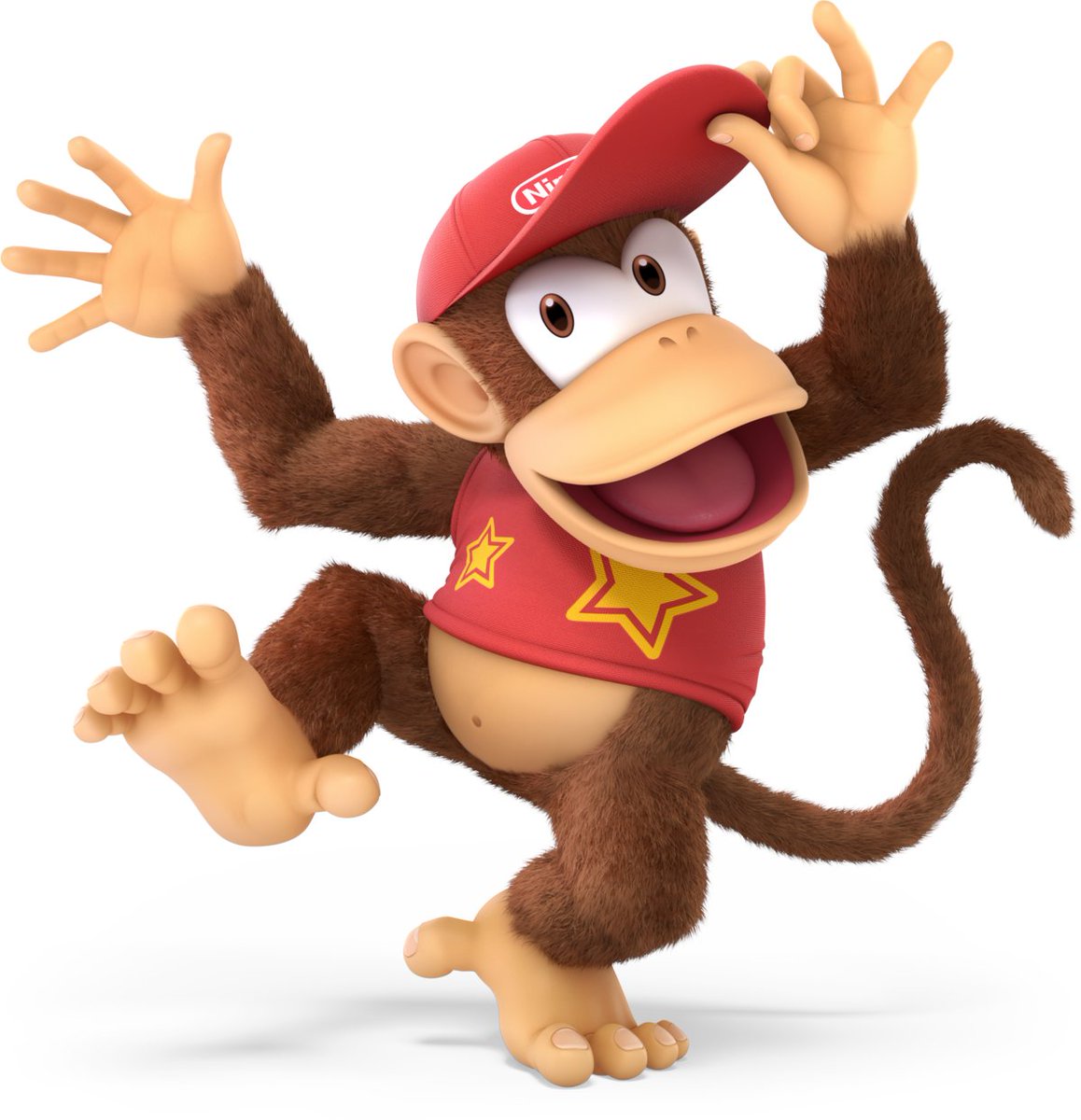 6) DIDDY KONGLow ranking for Diddy I know. i'm being Controversial. He's good. He's reliable. He is the "Robin" to Donkey Kong's "batman" though and that hinders him. i like that he can play guitar and fly a jetpack. great "Nintendo" hat. he's really good there's just better.