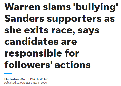 btw when will biden denounce this biden bro? after all, as warren said, biden is directly responsible for the behavior of his supporters online, and this creep has a pretty big audience on twitch. it's not some rando tweeter like those warren and the deranged media went after