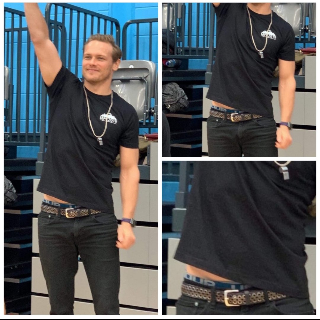 And just in case you weren't aware, Sam and his belts.A definite thirst trap.Not sure whether it is the brand of belt or what, but I saw a belt picture once and I woke up seven days later, in the desert.It was weird.PS, this first photo is a high risk photo.Be careful.