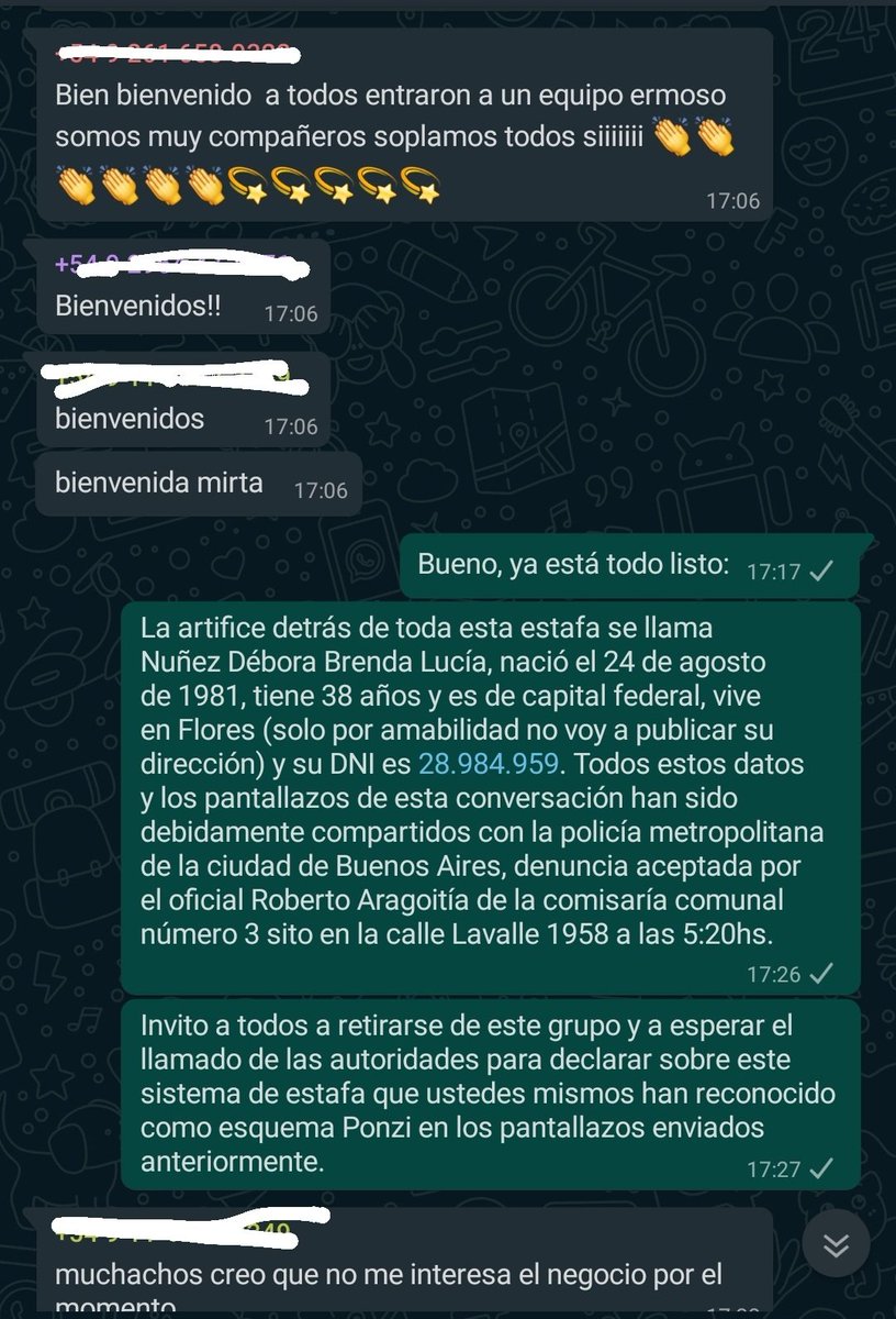Agente__'s tweet photo. Tengo un pasatiempo muy sano
Me gusta infiltrarme en grupos de gente que arma estafas piramidales y destruirlos
Al dia de hoy van casi 10 grupos destruidos https://t.co/MTi0TKseff