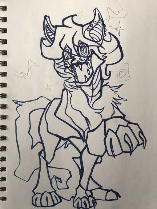 drew everyones favorite anime dog 