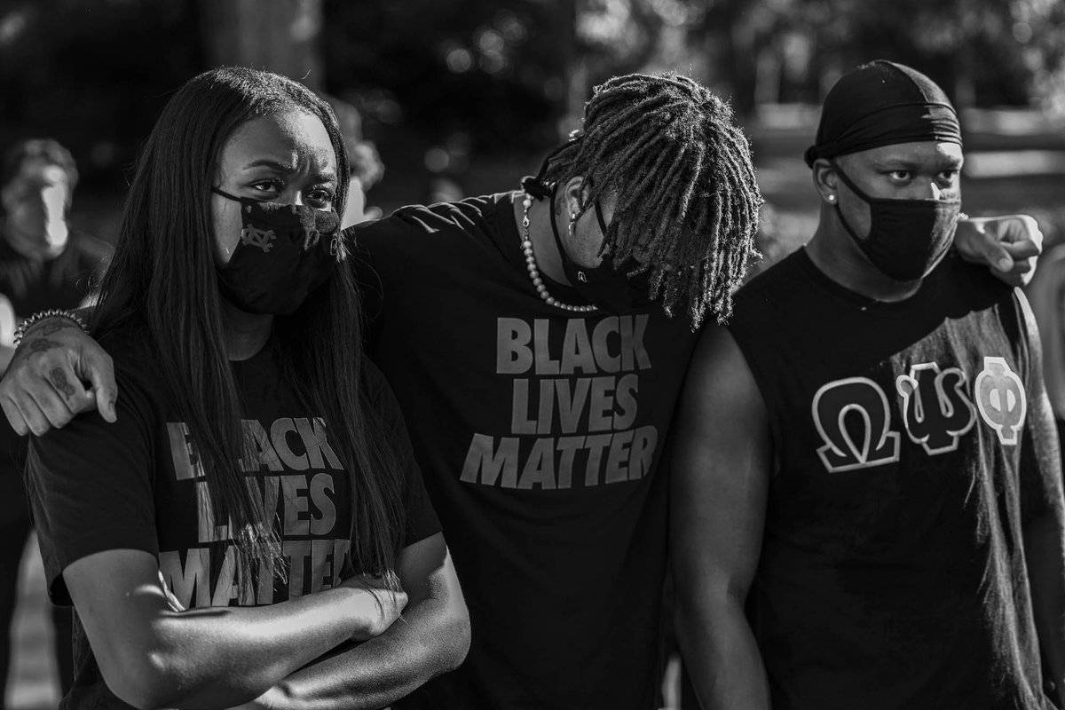 PatsySelenaTV's tweet photo. UNC student-athletes came together to demand change today. Here are the most powerful moments. 📸 https://t.co/gbpq83Uhp3