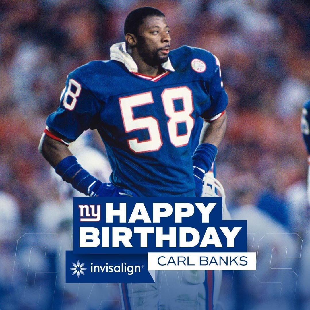 New York Giants: Happy Birthday Carl Banks!    