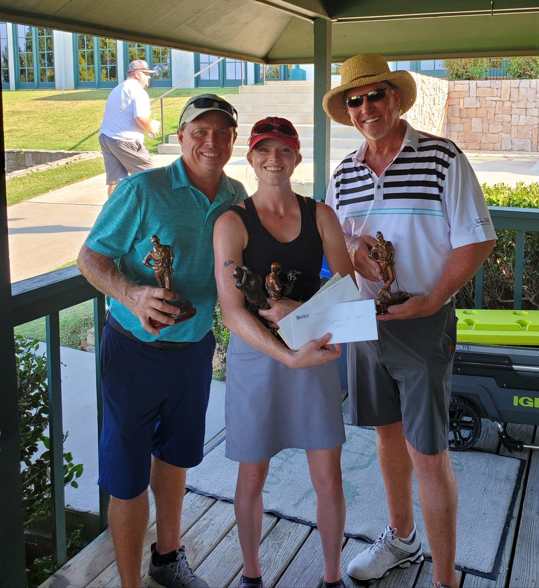 MLPTheFirst's tweet image. So proud of my love! Not only did Emily’s team win the entire Habitat for Humanity charity tournament at Dornick Hills, she won the longest drive for both the women AND men’s contests! Yeah, she’s amazing.