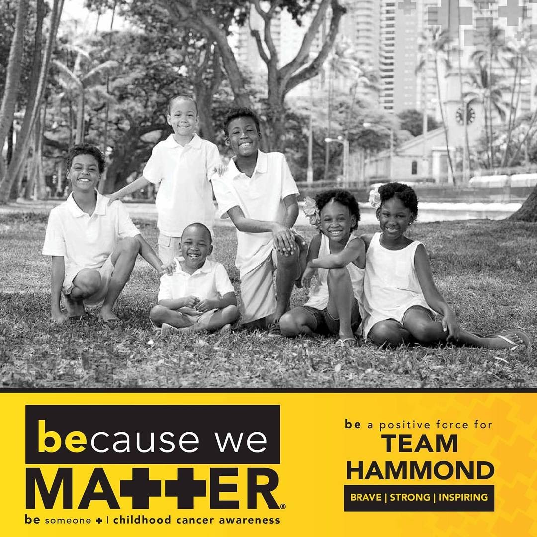 September is Childhood Cancer Awareness Month. 46 kids are diagnosed & 7 die each day. Taylor's day was 12/7/17. At Christmas we give teddy bears in his honor at local hospitals. If you'd like to give to our mission:  http://paypal.me/TeamHammond   #WakandaForever    #GoGold  #ForTaylor