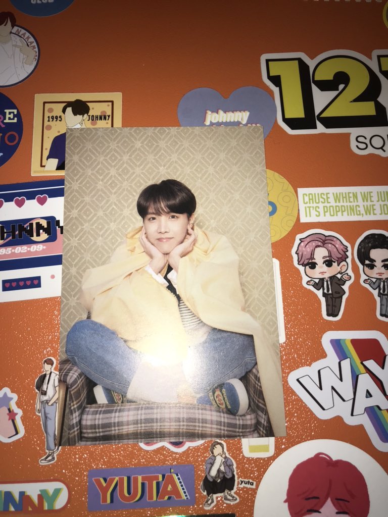 Wts J hope persona postcard $4/stamped