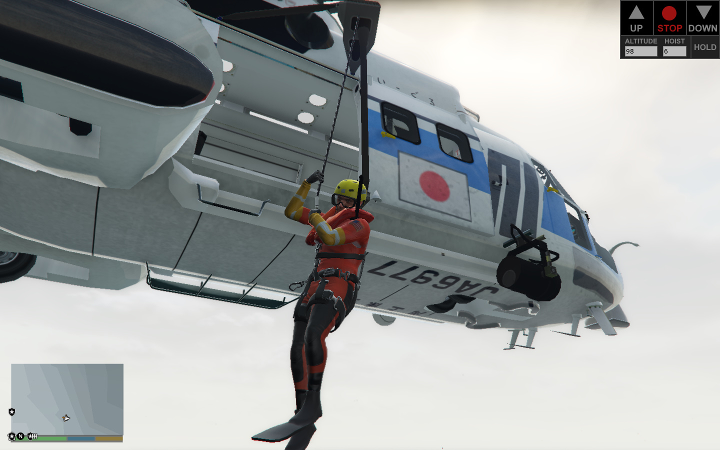 ぴーたん 消防団 ヘリの人 Gta5のcoastal Calloutで海保のas332で救助したやつ T Co Dy3rdenwrf Twitter