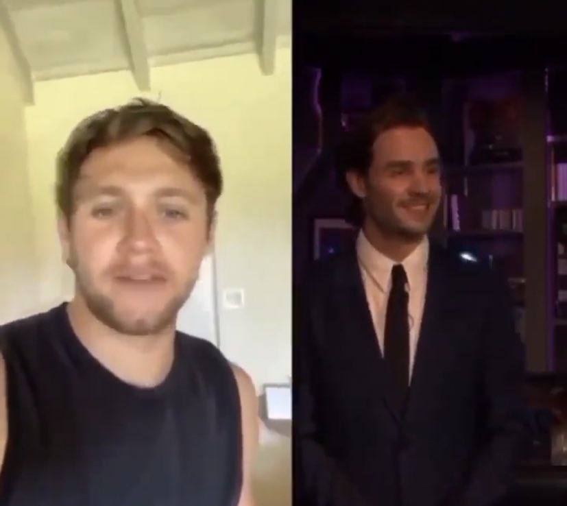 hbwnouis's tweet image. look at the smile on liam’s face when he saw niall #lpshowact2