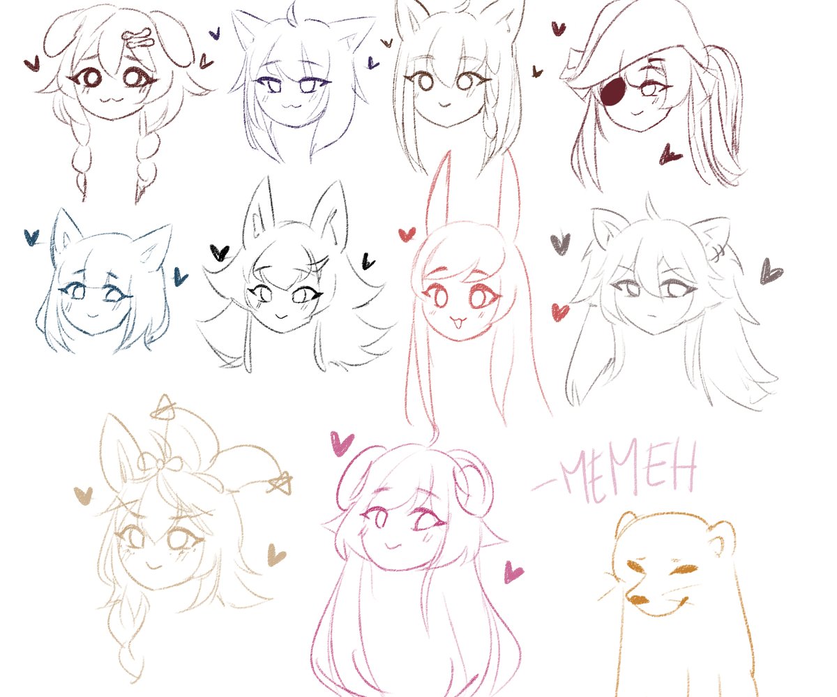 10 seconds doodles made on my last stream,.,. people went crazy 