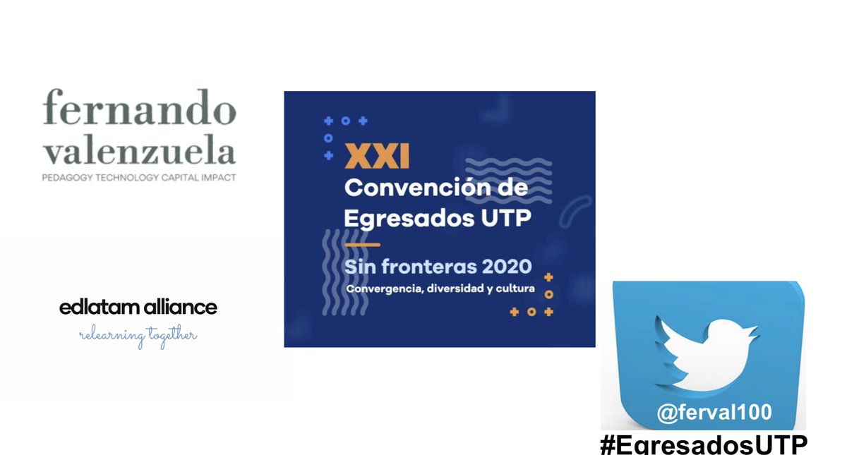 FerVal100's tweet photo. Esta tarde compartí reflexiones con la comunidad de #EgresadosUTP @UTPereira
La acelerada dependencia del uso de tecnología en nuestra vida, los desafíos para que la educación pueda responder y la mirada al emprendimiento educativo
Gracias! @JiovanyOrozco https://t.co/szMdn23AGi