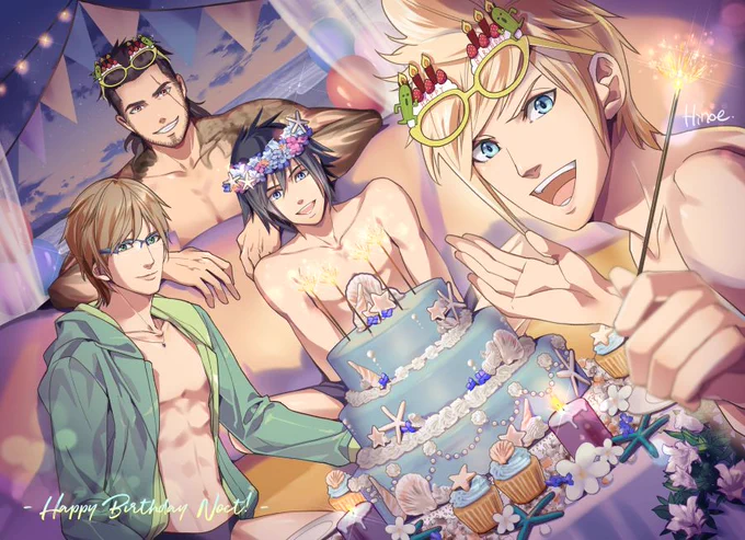 過去のお祝い絵も見ていってほしい。
ノクトお誕生日おめでと〜!????? #HBDnoctis 
