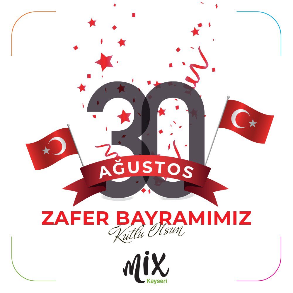 🇹🇷 Bugün, 30 Ağustos'un 98. yıldönümüne ulaşmanın gururunu yaşıyoruz. Tarihin en önemli anlarından olan bu zaferi bizlere sunan Aziz Atatürk'ü ve tüm kahramanlarımızı saygıyla ve minnetle anıyoruz. 🇹🇷 🖤
#MixKayseri #YaşamMerkezi
