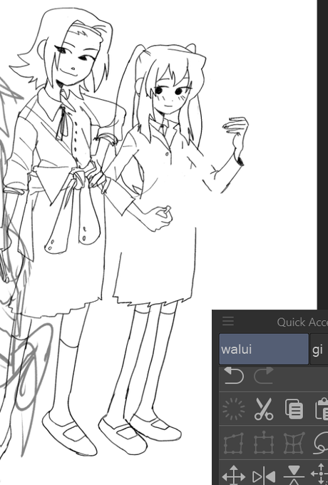 id post more k-on fanart but i literally cant draw guitars. heres a ghost muttan as evidence 