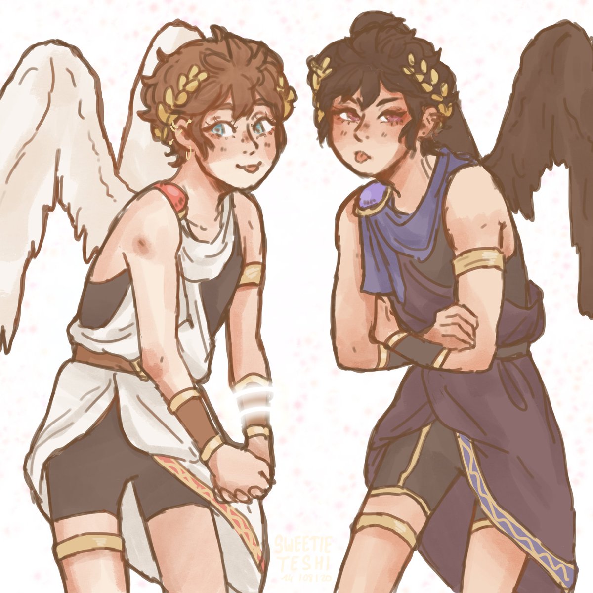 sweetie_teshi's tweet photo. Does anyone still hype up Kid Icarus or am I alone? 👁️👄👁️

#pit #pitto #pitstain #darkpit https://t.co/NpLr3Vl2eg
