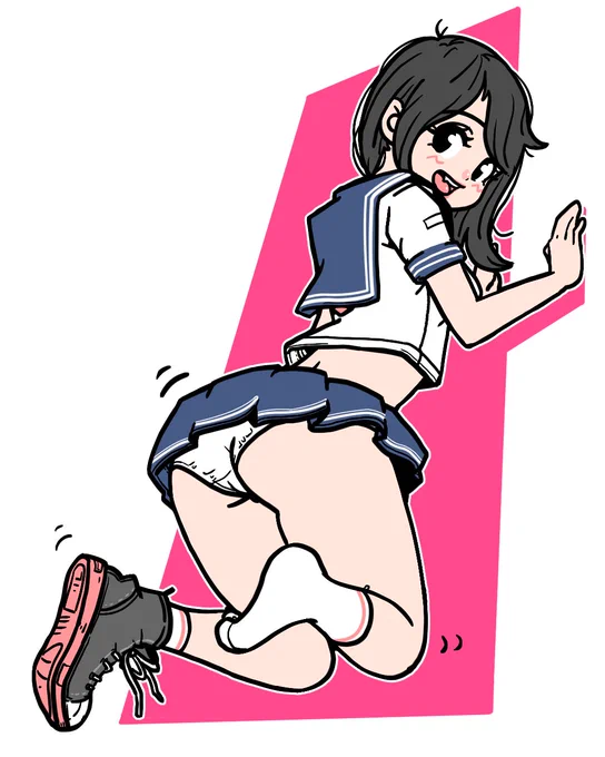 女の人です(過去の絵です)。 