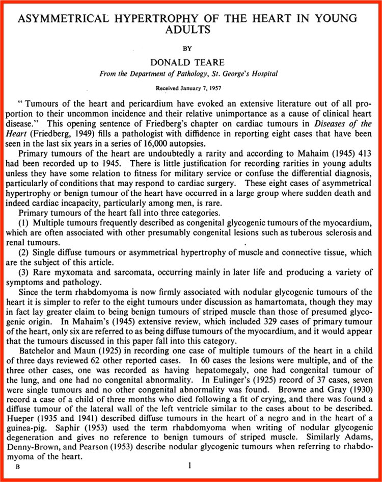 As the figure shows, >60 years have passed since the initial clinical and pathological description of  #HCM , during which tremendous advancements have been made, but mavacamten now opens a new era of therapeutics in  #HCM Excerpts from Teare's and from Morrow/Braunwald's