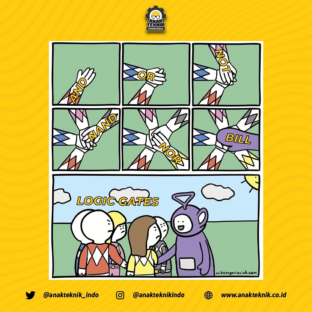 anakteknik_indo's tweet image. Hanya orang tertentu yang paham faedah meme ini. 🤭

#gerbanglogika #logicgates #billgates