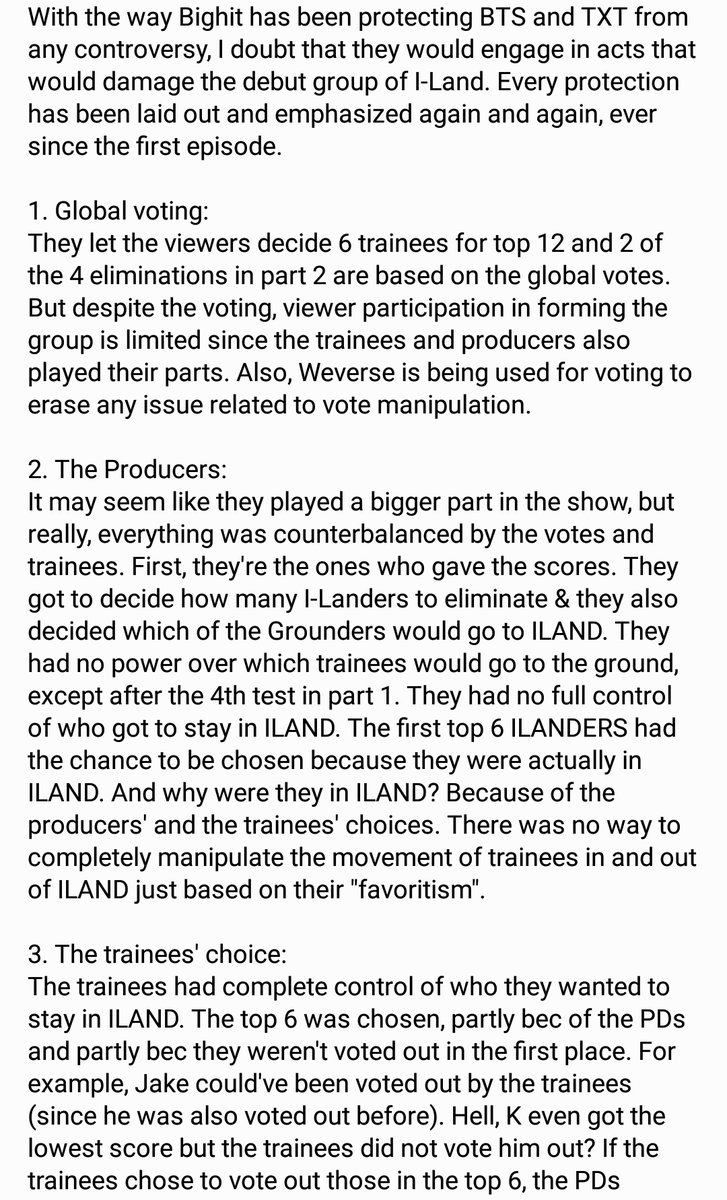 (a really long, but needed analysis) because there's this narrative, still going around, that I-LAND is r!gged & has predetermined debut lineupbut feel free to argue if i missed anything  #ILAND  #Heeseung  #Sunghoon  #Jay  #Jungwon  #K  #Jake  #Sunoo  #Niki  #Daniel  #Taki  #Hanbin