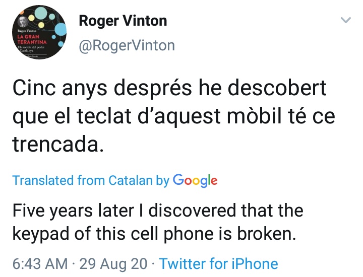 d_policia's tweet photo. @RogerVinton Mai confiés en google translate 😂 https://t.co/vgEMGTRU3b