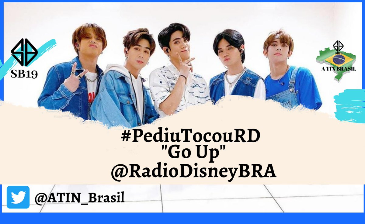 ATIN_Brasil's tweet photo. Hey moço! @RadioDisneyBRA dá uma olhada aqui no #PediuTocouRD tem muita gente pedindo GO UP do SB19. Toca uma vez pra gente por favor!! ❤️🥺🙏🏻🙏🏻 Estamos esperando anciosos! 🙏🏻

@SB19Official #SB19 https://t.co/Zp9JZayFRK