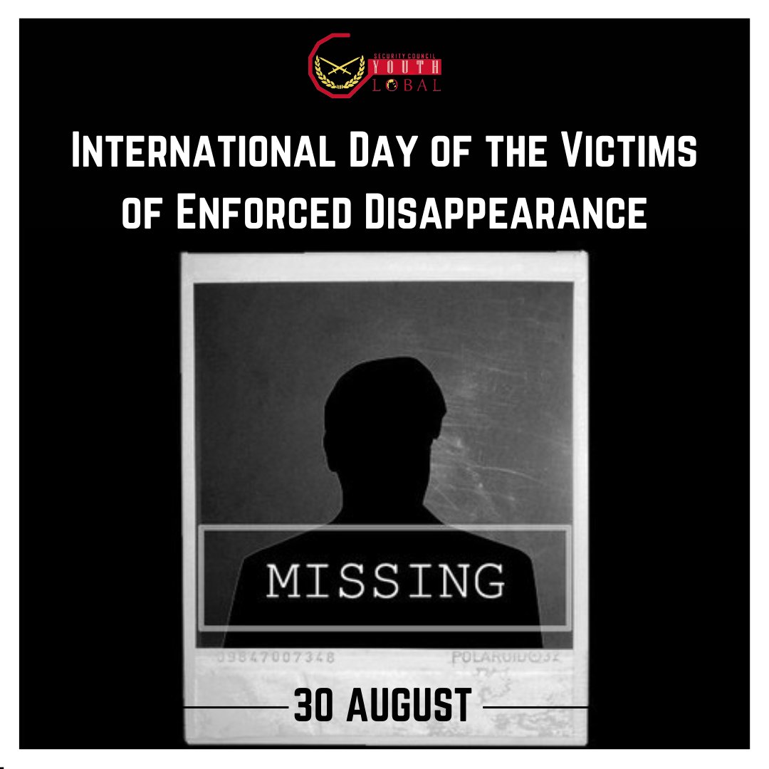 CouncilGyi's tweet photo. The International day of victims of Enforced Disappearances aims to raise awareness about the wide range of enforced or involuntary disappearances that occur all over the world.
#enforceddisappearance
#internationalcrime
#humantrights
#enforcement #victims https://t.co/WB6VLuz6Q1