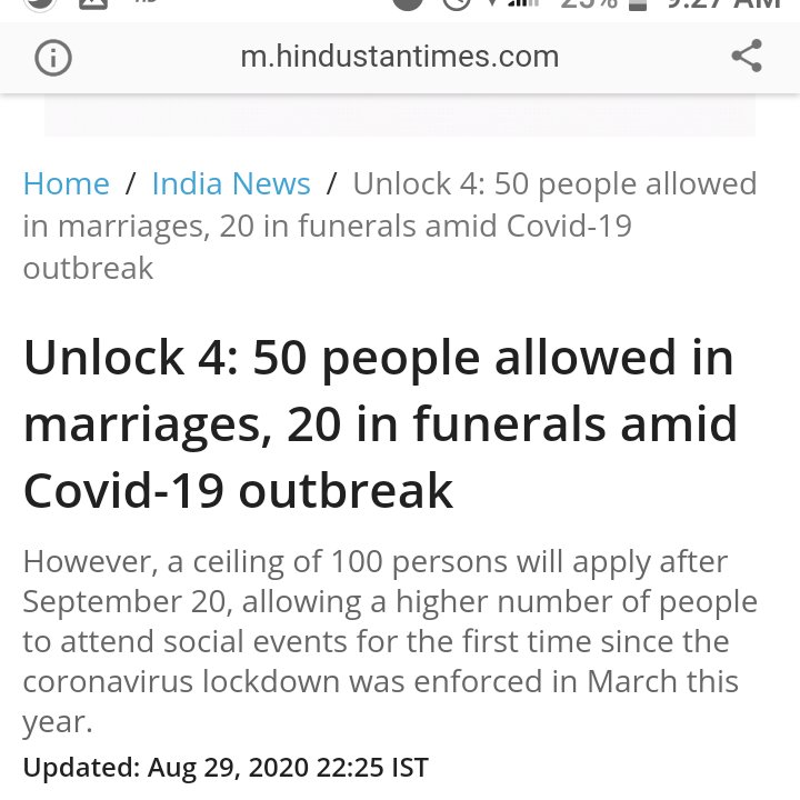 Kumarravi008's tweet photo. In marriage - 50 people's 
In funeral - 20 people's gathering..
And in exams millions of students gathering..
Wahhh!!!! 
@Swamy39
@narendramodi @MoHFW_INDIA
#Mann_Ki_Nahi_Students_Ki_Baat https://t.co/coWVtbY5KA