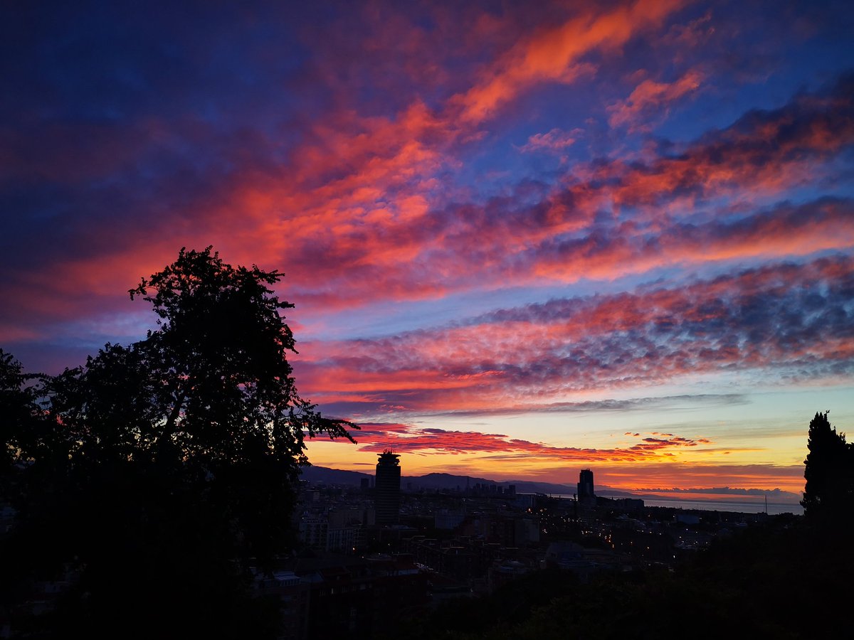 Sometimes tengo suerte y puedo presenciar estos paisajes 😌