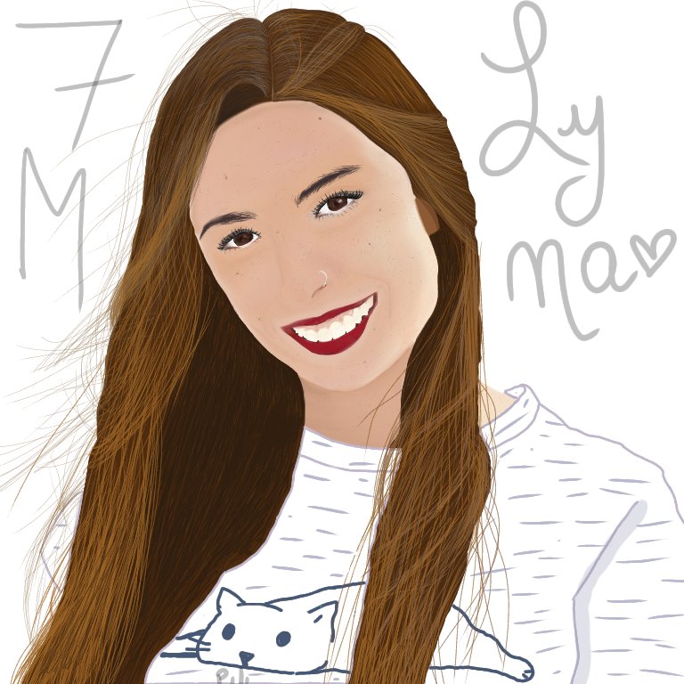 trustpili's tweet photo. Felices 7M, te mereces esto y más, gracias por todo, te amo @SrtaLyna , perdon que tarde un poquito en publicar este dibujo, pero me tarde mucho, en total, dos dias. #Lyna7M , espero que lo veas, sos mi idola ❤ @Nilcobax por si Eve no lo ve, le decis? Re rata yo, los quiero https://t.co/EcV3kYEd5l
