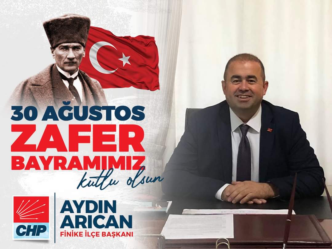 chpfinike's tweet photo. Mutlu Pazarlar Finikem! 30 Ağustos Zafer Bayramımız kutlu olsun! #Dumlupınardanİzmire #BizBüyükBirAileyiz https://t.co/dvqh6b8XLK