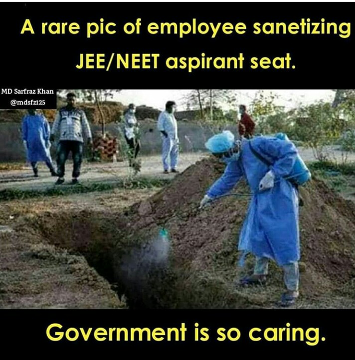 mariumsaba23's tweet photo. We begged, we requested,  we protested, we were putting all efforts to convince the government that our lives also matter but this govmnt.  act like dumb and deaf @narendramodi have some shame listen to the students ke man ki baat.. #Mann_Ki_Nahi_Students_Ki_Baat https://t.co/mqaWtLgfWb