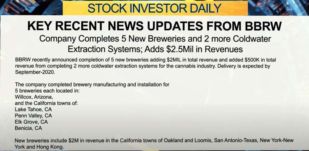 og_tigress's tweet photo. $BBRW
Sept 1 Buyback and Dividends... guys the choice is so easy on this one!!
Do your own DD but I'm ALL IN!
@brewbilt @budweiserusa @AnheuserBusch
#brewbilt #cbd #Hemp #ColdBrew #brewery #CannabisNews #CannabisCommunity #craftbeer
#beer #Pennystocks https://t.co/4Mj0yHbptm