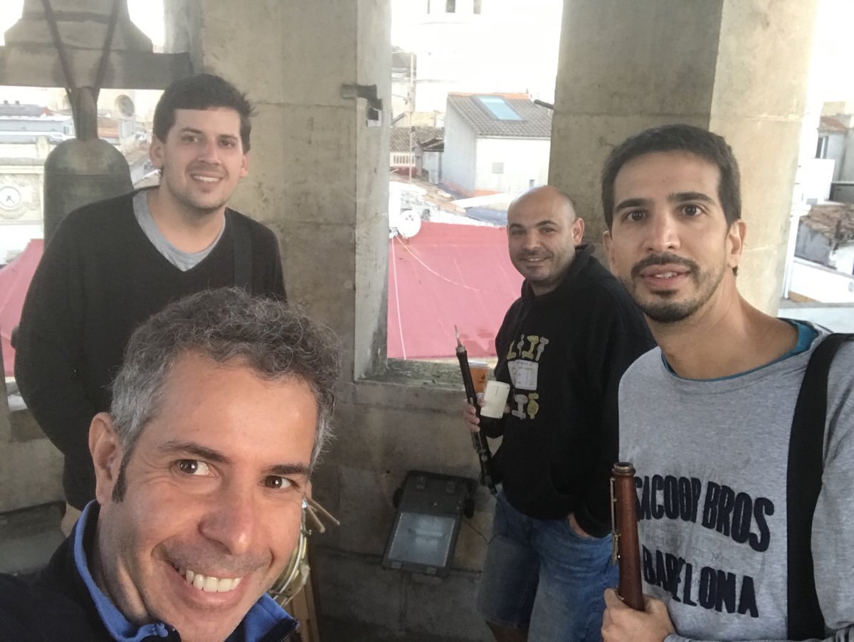 En breus moments comencem el toc de matines!! Al campanar de la capella de Sant Joan! #santfelix #FM2020 #irrepetible #pentacontents