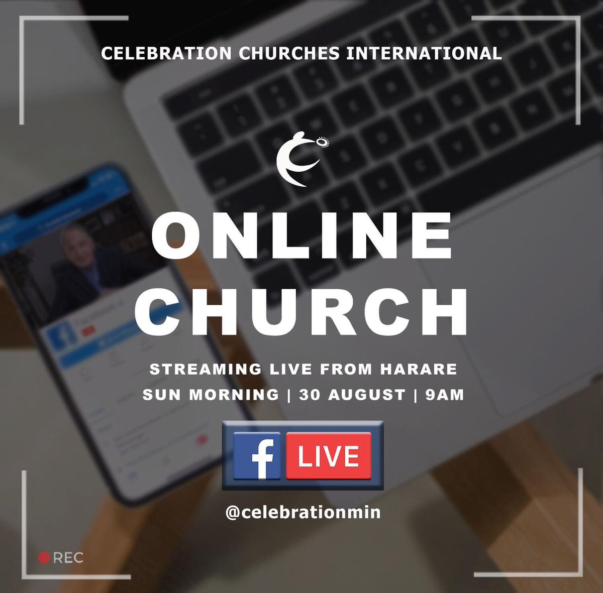 🚨 Last Sunday Service of the month! ✨ 30 AUGUST 2020 | 9AM

🔗 Church link: facebook.com/Celebrationmin…

🎥 With a new message from Pastor Tom <a href="/tomdeuschle/">Pastor Tom Deuschle</a> 

👨🏾‍💻 👩‍💻 Jump on there with us, join the convo + ‘Share’ the stream to help us reach more people ;)
 
#Harare #Zimbabwe #Africa