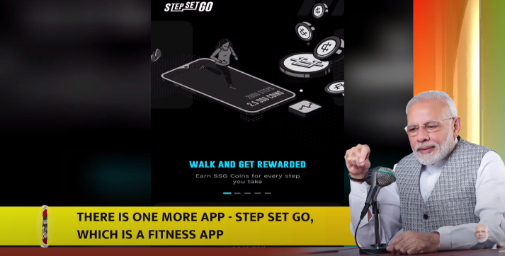 There is another app called, Step Set Go. This is a fitness app and it keeps a track of how much you walked, how many calories you burnt; it keeps track of the data and also motivates you to stay fit: PM Modi on  #MannKiBaat