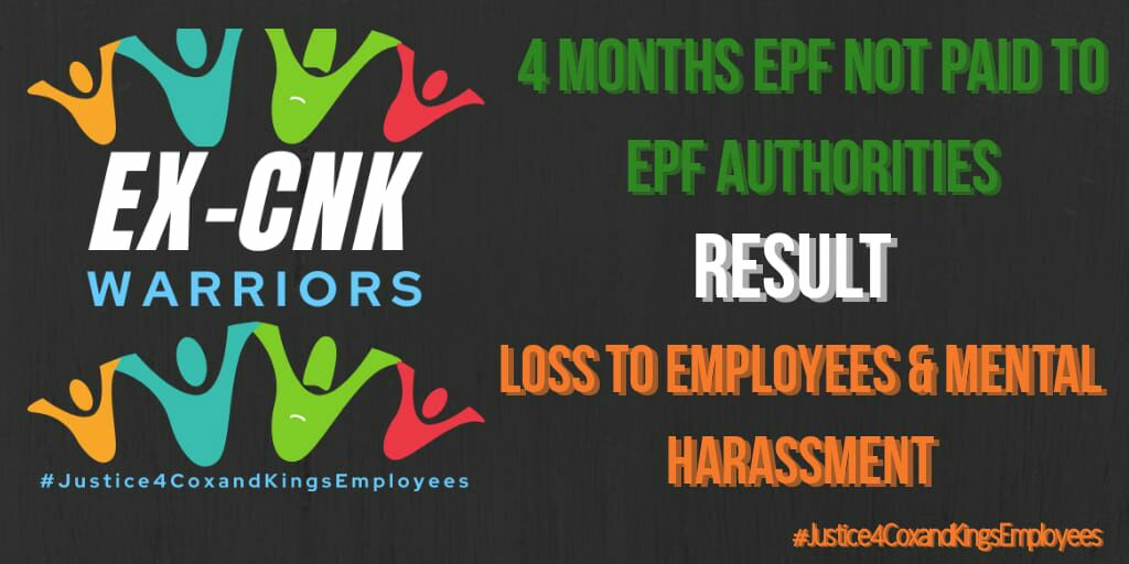 Ritujoshi22's tweet photo. #Justice4CoxandKingsEmployees

Help us... 

@justice4CNKEEA 
@coxandkingsIN 
@PMOIndia https://t.co/bblXqKr5Xl https://t.co/SOae5NbCav