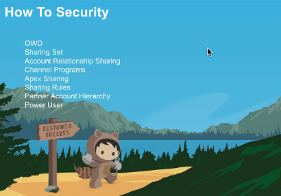 How we can implement Security in community cloud here is the lists by #DemystifySFProducts
<a href="/Vijayawada_SFDC/">Salesforce Developer Group, Vijayawada, India.</a>
<a href="/MeighanSF/">Meighan Brodkey</a> <a href="/sureshchundi/">Suresh Chundi 🇮🇳 🇩🇪</a> @bchinna032