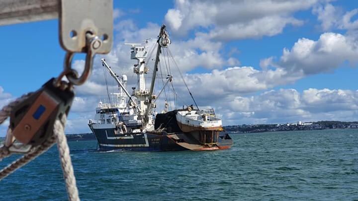 IPC_Concarneau's tweet photo. Le Cap Bojador de #cfto Compagnie Française du #Thon Océanique de retour à #CONCARNEAU pour un arrêt technique réalisé par @PIRIOU_Group Naval Services #PNS #welcomehome #cabougeaconcarneaunaval #shiprepair #Parlevliet #UAPF https://t.co/szeUllGk5P