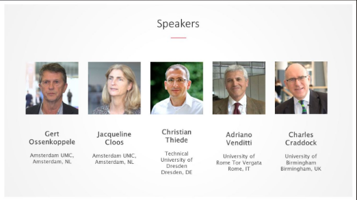 AML_Hub's tweet photo. #EBMT20Virtual | The #AMLHubSS just started, you still have time to join us! Our chair @Gossenkoppele, @VUmcAmsterdam, is going through the agenda. #leusm https://t.co/O3OHuGoW2v