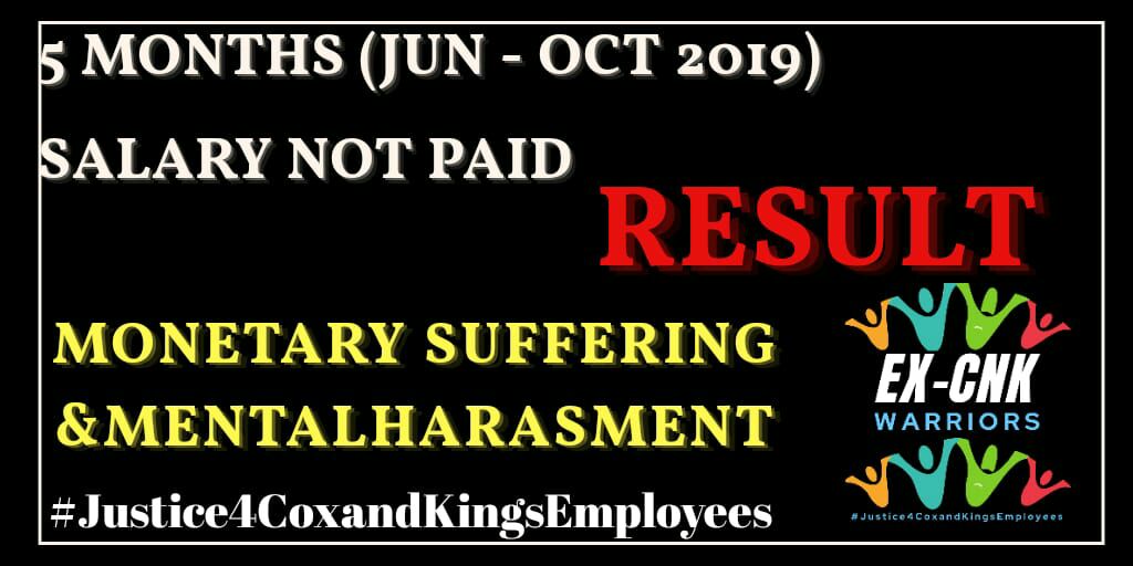 shiladitya_s's tweet photo. #Justice4CoxandKingsEmployees
Is there anyone so wise as to learn by the experience of others?

@justice4CNKEEA 
@coxandkingsIN 
@pbhushan
@RBI
@IndianExpress
@suchetadalal
@nitin_gadkari
@rsprasad
@PiyushGoyal
@IndianCAG https://t.co/70sQlAgHFU