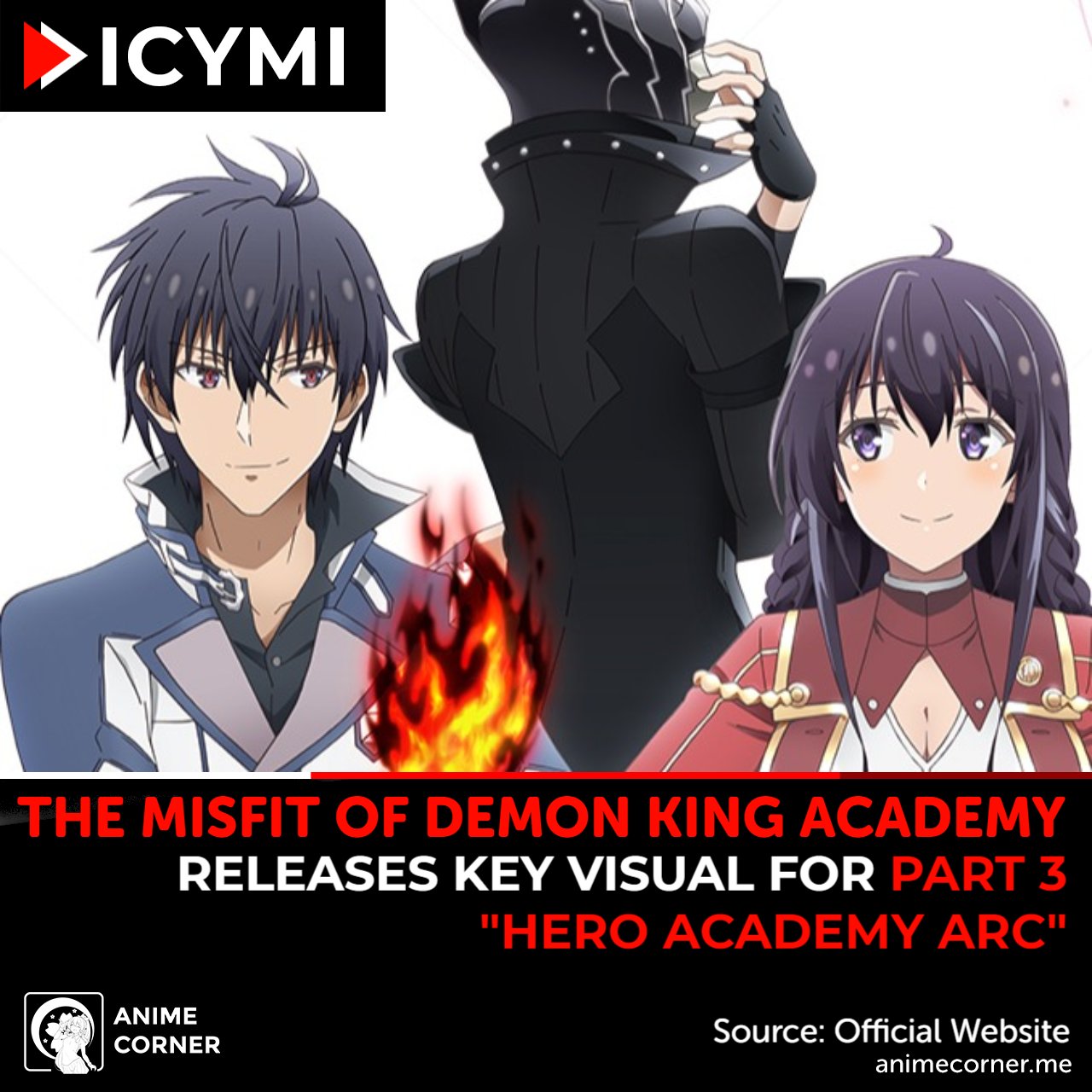 The Misfit of Demon King Academy II Anime Shares New Visual