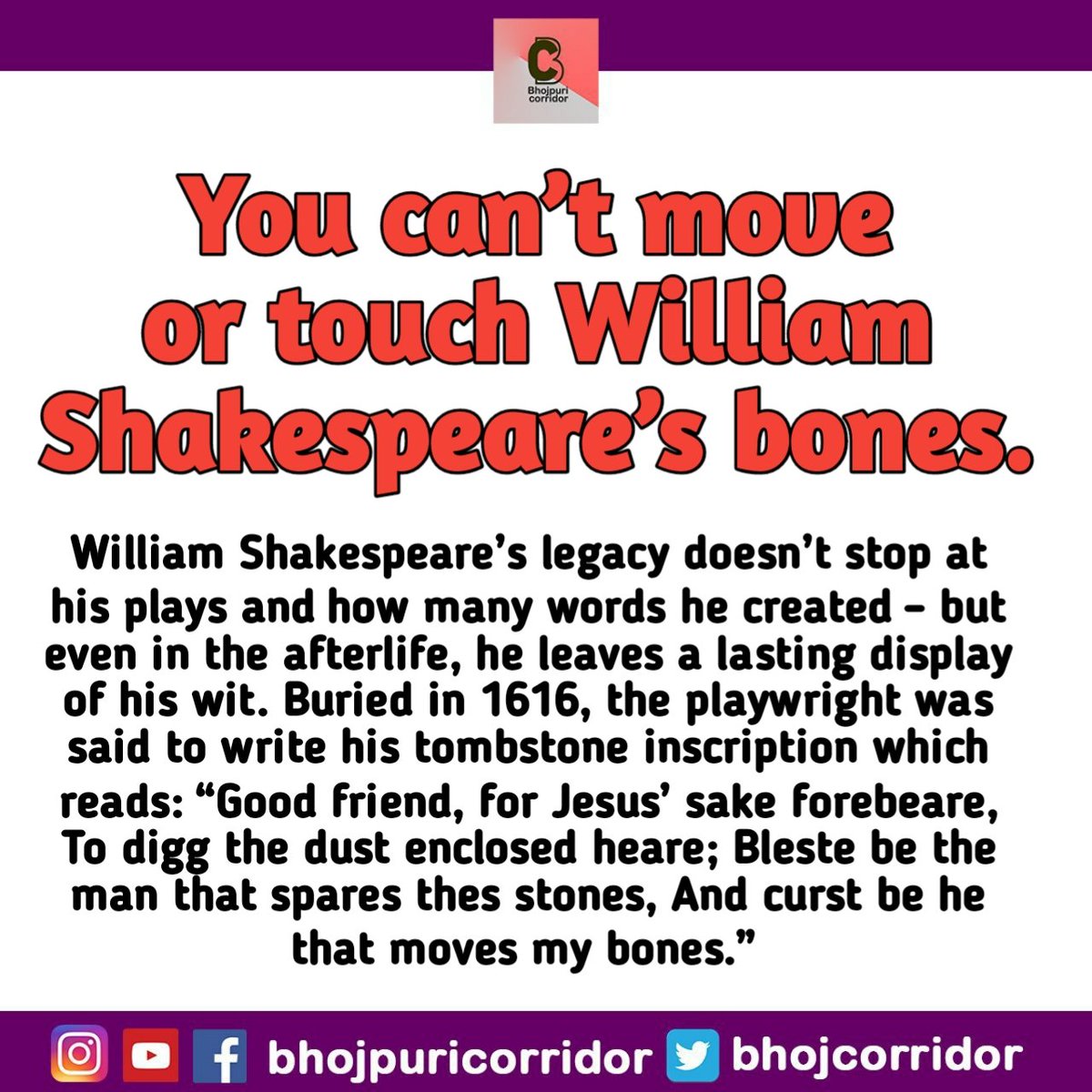 BhojCorridor's tweet photo. Did you know 🤔
Fact of the Day !! 😎

#facts #fact #facts💯 #facts‼️ #factsoflife #factz #factz💯 #weirdfacts #funfact #funfacts #funny #crazyworld #Fact #Facts #FactCheck #Fact https://t.co/r3Gqj2Ivkb