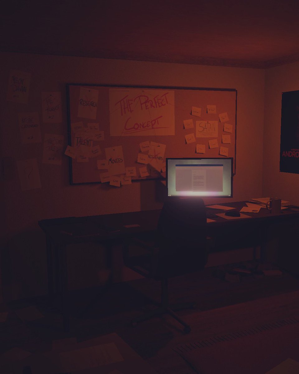 UnitZeroStudio's tweet image. 🔺This is our upcoming game, “The Perfect Concept”.

🔺It’s a horror game about a game developer, trying to make the perfect horror game.

🔺Follow is here on Twitter and Instagram, to stay updated.

🔻News coming very soon👁

#indiedev #horror #horrorgame #newgame #games #indie