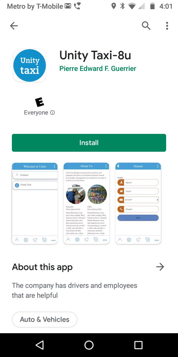 TaxiUnity's tweet image. New York Unity taxi, Download for better results