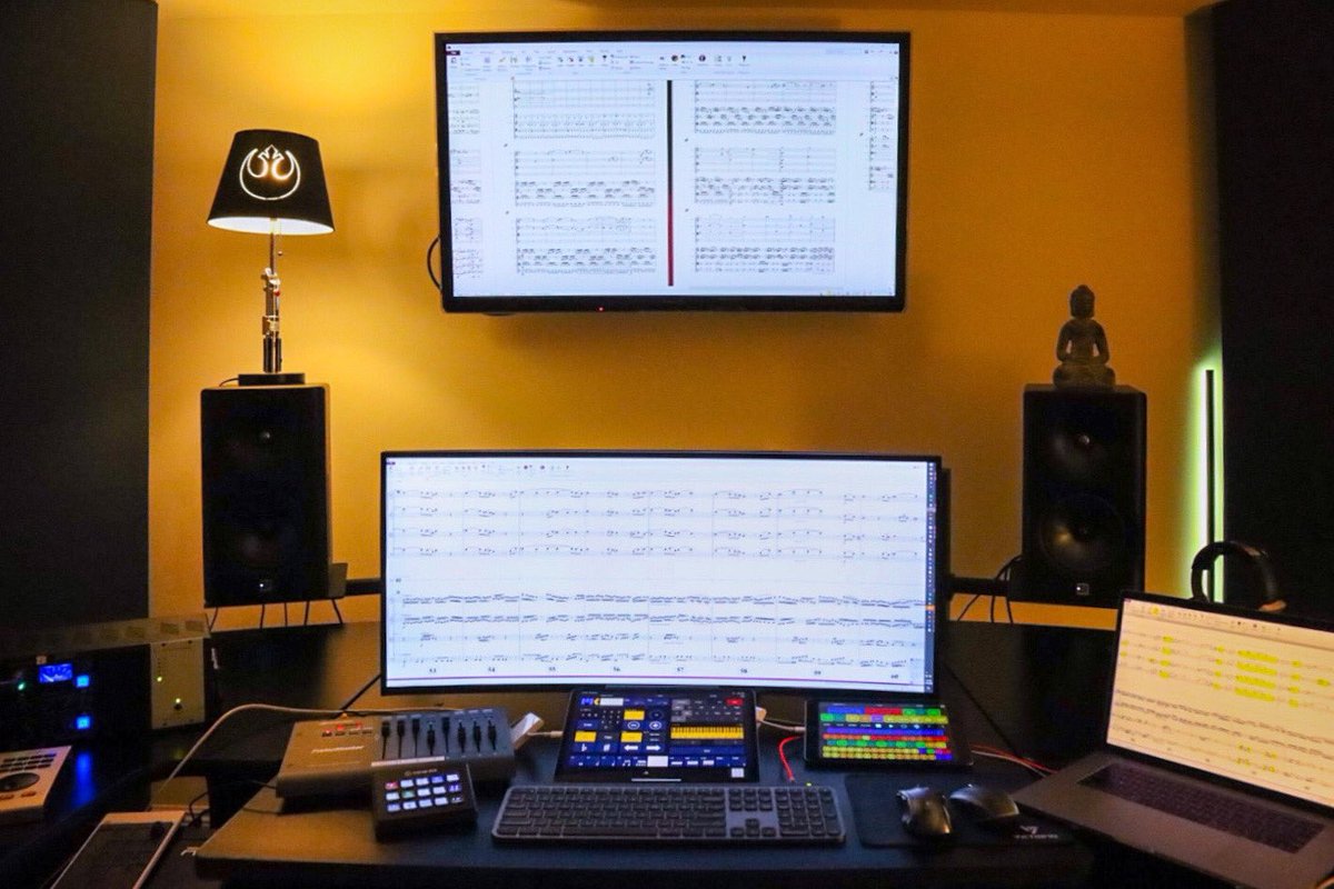 brenneisenmusic's tweet photo. Score review time! Lots and lots of notes on these cues... looking forward to recording the music in a few days!
Many thanks to my team for their work on this.
#composer #score #orchestration #studio #scoringstage #losangeles #vgm #gamemusic #musicproducer #sibelius #avid https://t.co/dsBKJewaFw