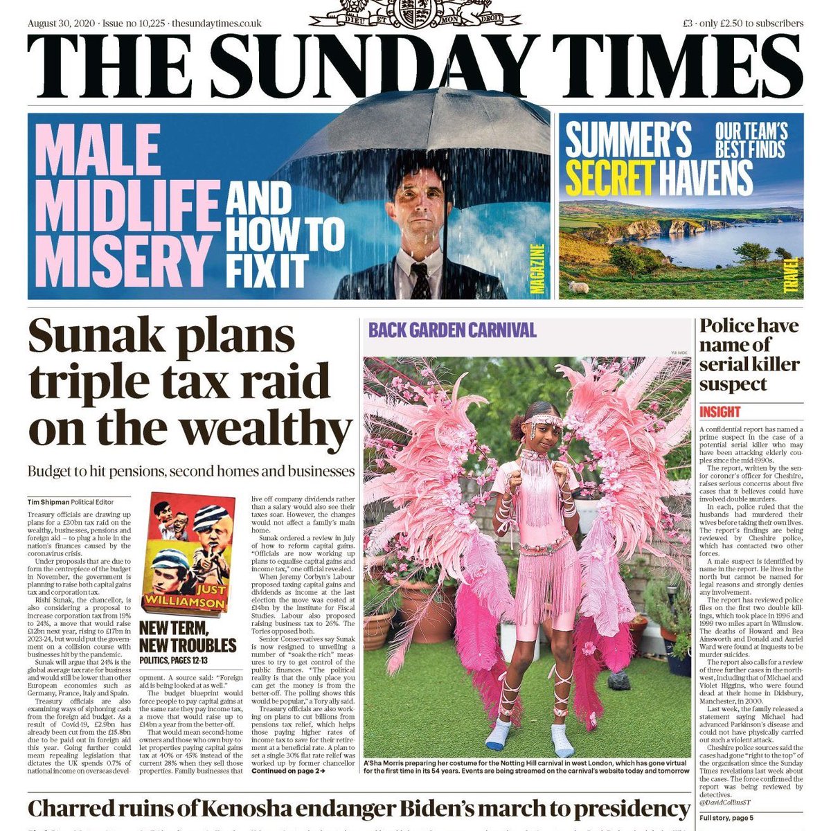 On Sunday Times front page news that Rishi Sunak proposing "to increase corporation tax from 19% to 24%, a move that would raise £12bn next year" Labour manifesto 2019: "We will reverse some of the Tories’ cuts to corporation tax while keeping rates lower than in 2010"