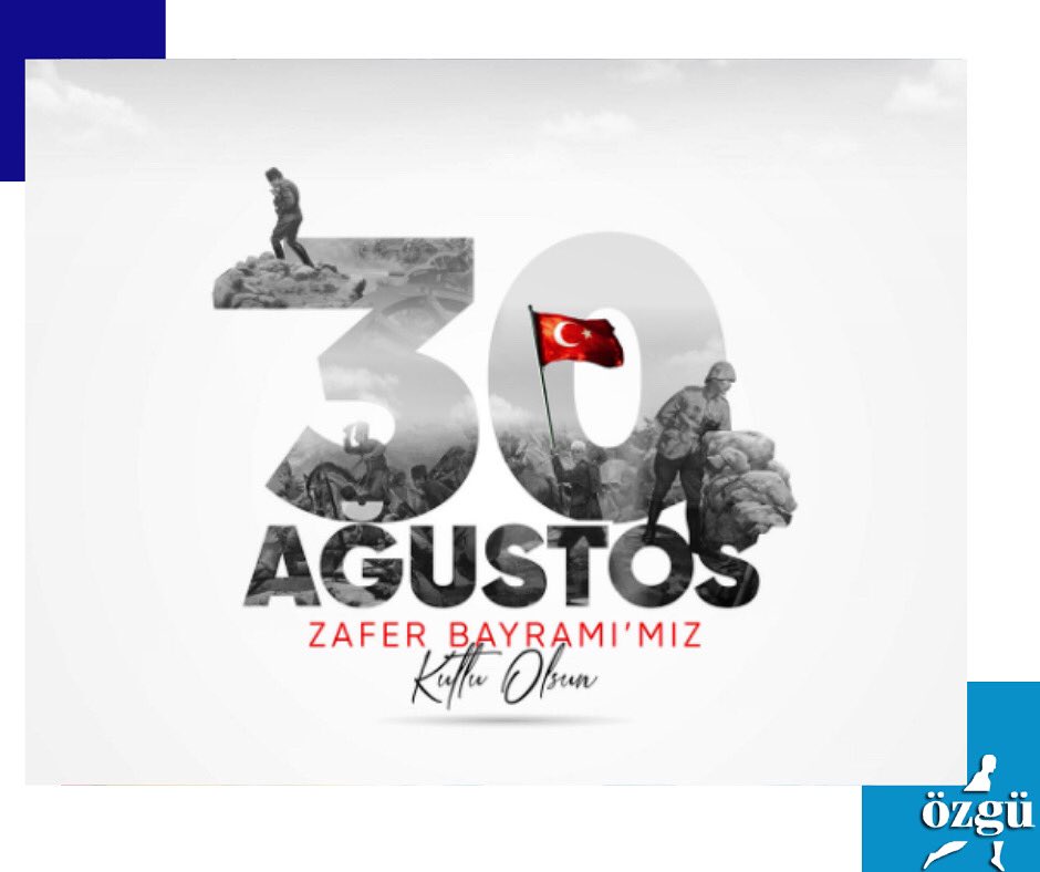 30 Ağustos Zafer Bayramımızın 98. Yılı Kutlu Olsun!  🇹🇷 Büyük önder Mustafa Kemal Atatürk ve silah arkadaşları başta olmak üzere tüm şehitlerimizi ve gazilerimizi saygıyla anıyoruz. 
#30Ağustos #ZaferBayramı #ÖzgüLojistik