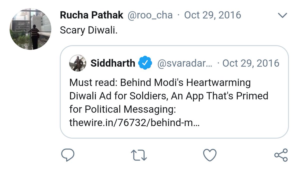 The  @foxstarhindi creative commissioning head Rucha Pathak is not extremely forthright with her views I guess cz of the position she holds but if you are smart you can see through the subtle rt's and tweets, one easily see what her actual stand is.