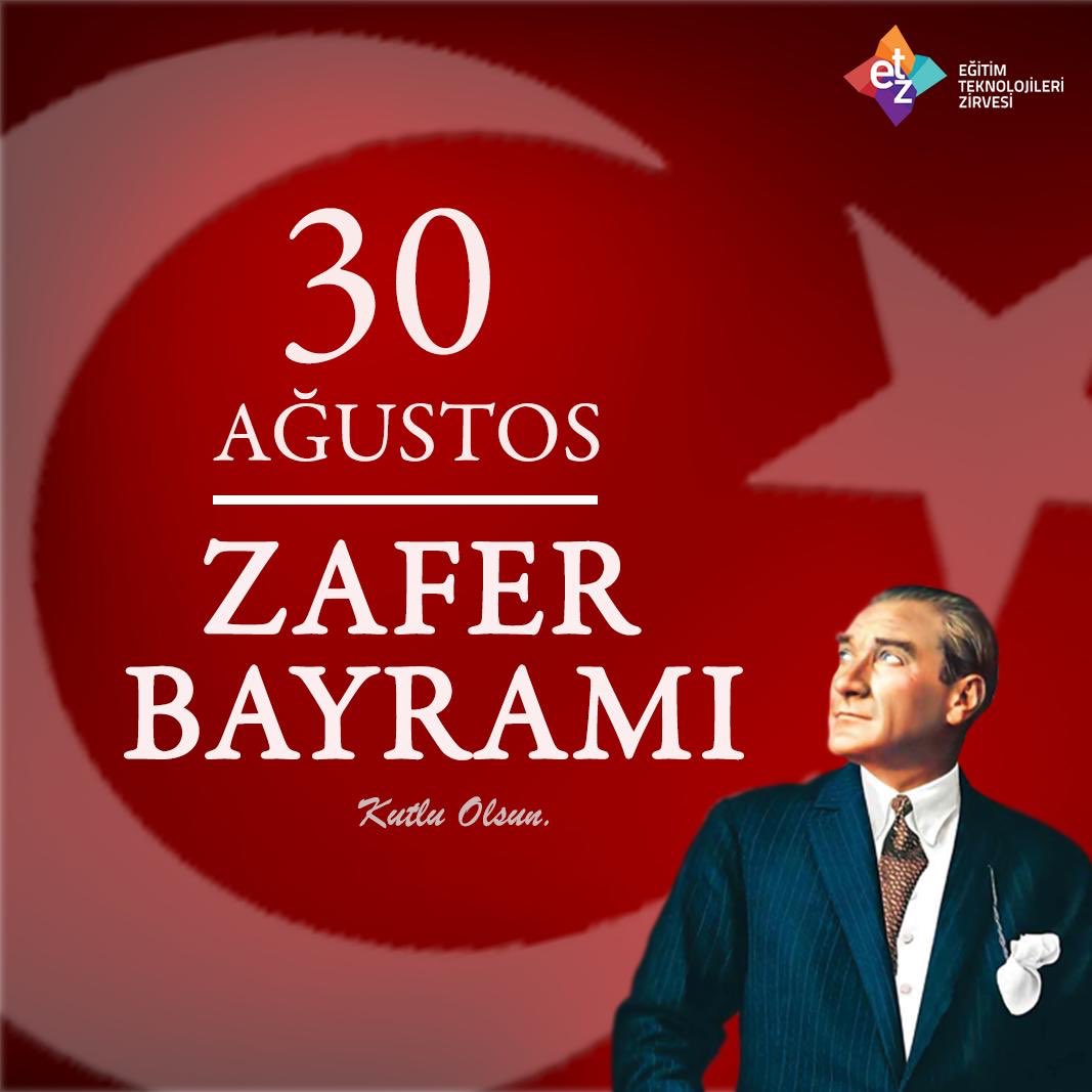 Başta Mustafa Kemal Atatürk olmak üzere, bu zaferi bize armağan eden bütün kahramanlarımızı saygı ile anıyor, tüm ulusumuzun 30 Ağustos Zafer Bayramı’nı kutluyoruz. 🇹🇷