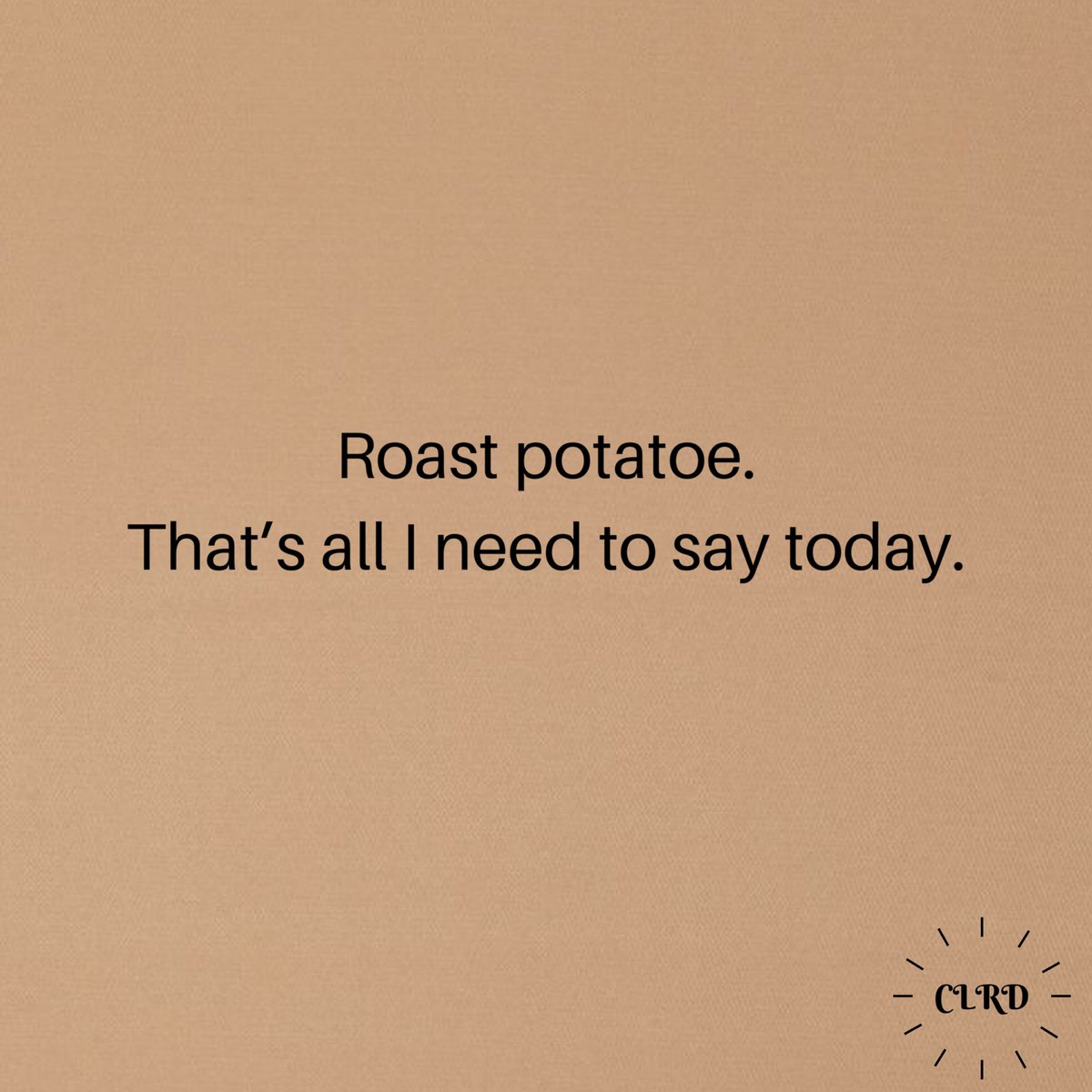 CultureColoured's tweet photo. Is it even Sunday without a roast potatoe. https://t.co/LbrtYNxvDo